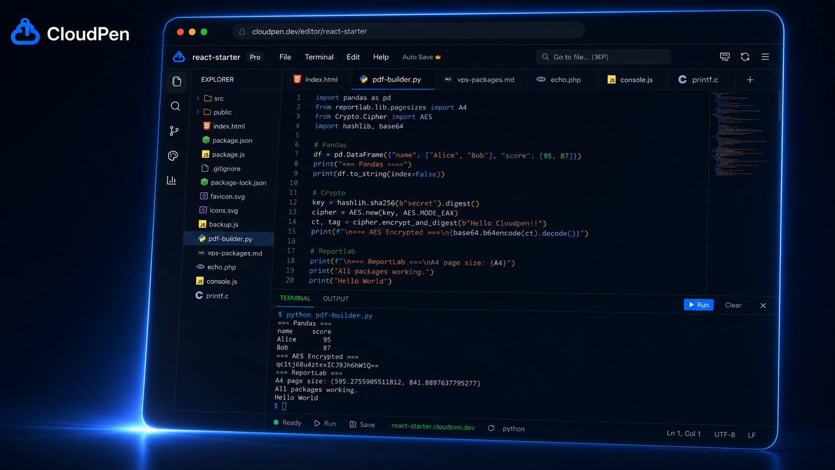 A Professional IDE That Runs in Your Browser